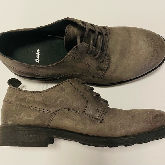 Bata Men’s Grey Derby Shoes - Picture 4 of 4